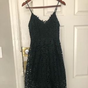 ASTR the Label Lace Midi Dress